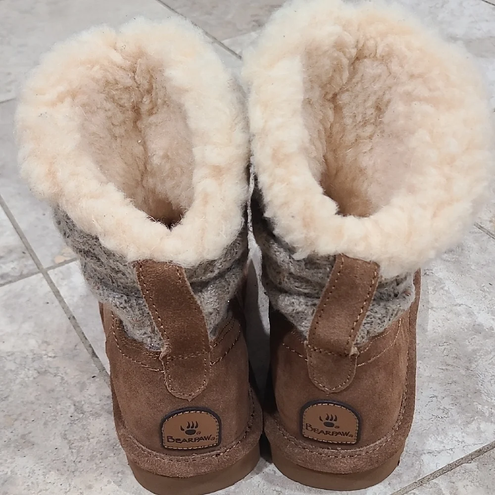 BearPaw Brown Suede Winter Boots